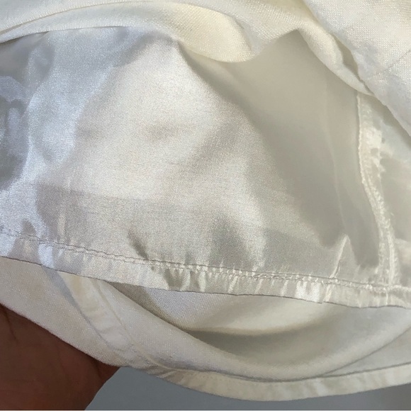 Linea Donna Tie Knot Wrapped Casual Linen Blend Skirt - Picture 6 of 13